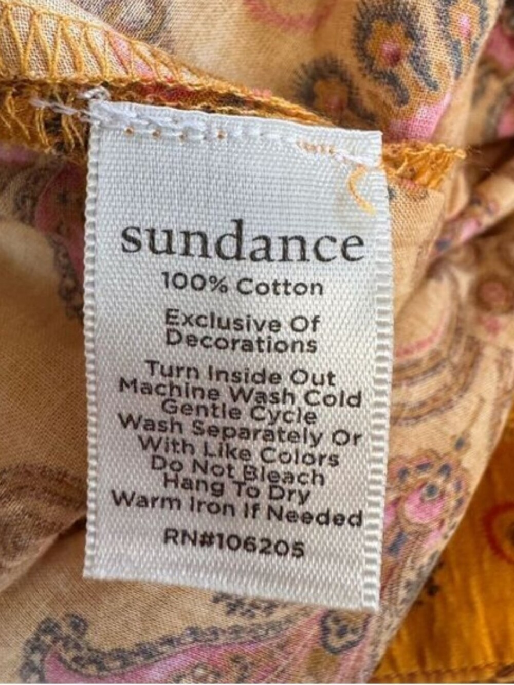 Sundance Lightweight Floral Cargo Cotton Pockets Capri Pants Size 2X - Picture 3 of 4